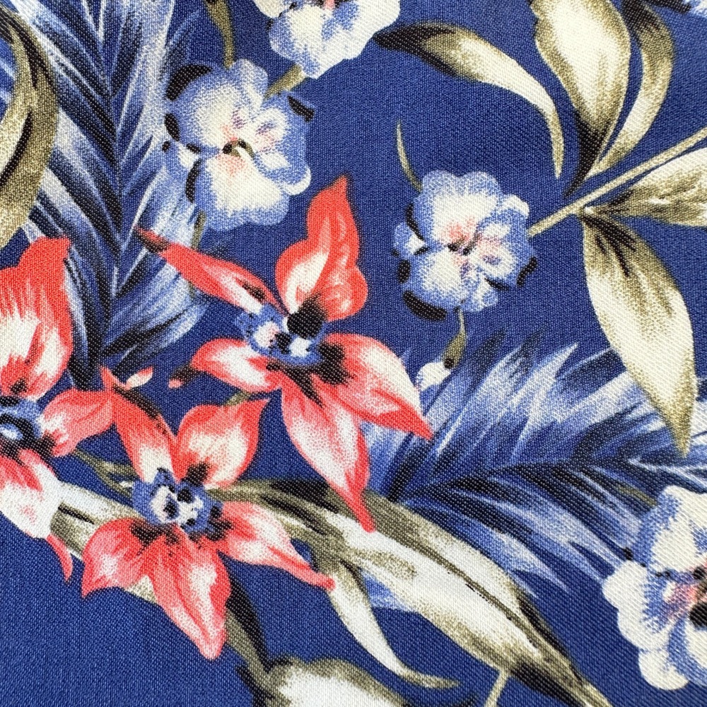 Mario Serrani Skort Blue Floral Comfort Stretch Tummy Control Medium NWT - Picture 5 of 10